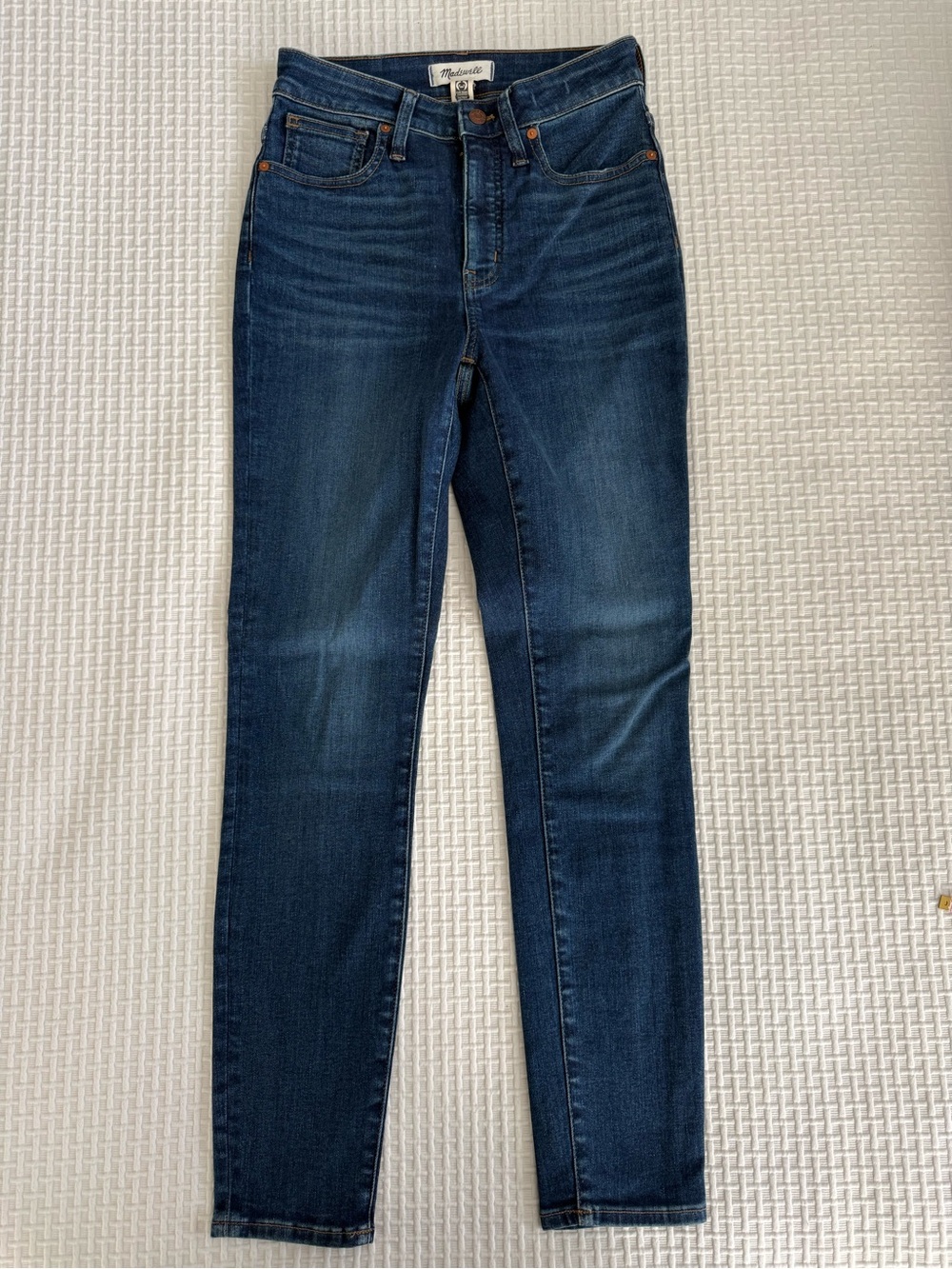 Madewell Curvy High-Rise Skinny Jeans in Lanette Wash